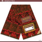 Green Orange Prints Ankara Fabric