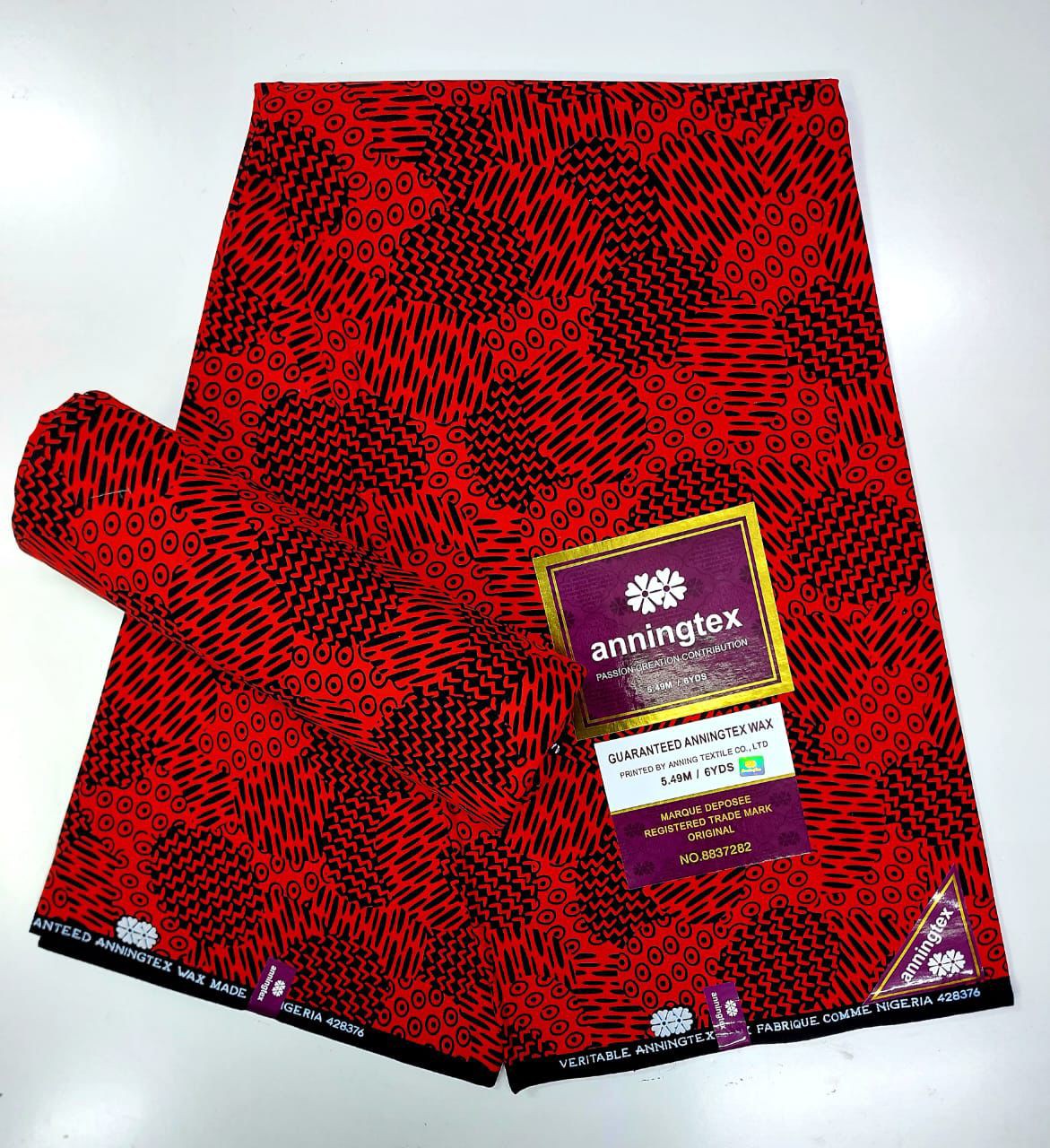Red Black Kitenge
