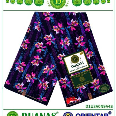 Floral Purple Ankara Print