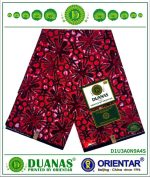 Floral Red Ankara Print