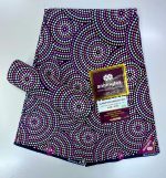 Pink White Round Dots Ankara Fabric