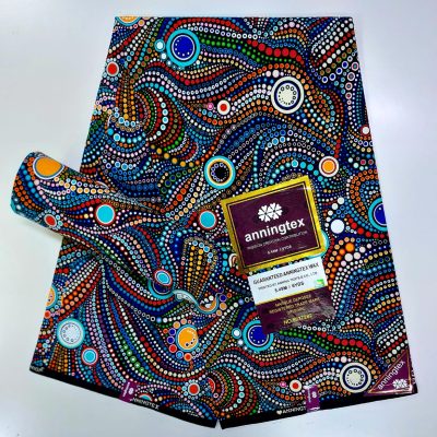Multi-coloured Dotted Ankara Fabric