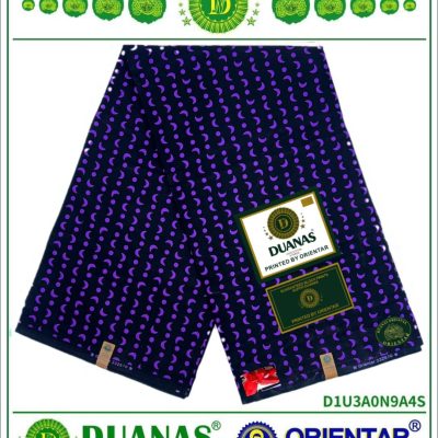 Purple Black Kitenge