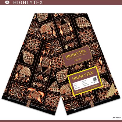 Dark Brown Prints Kitenge