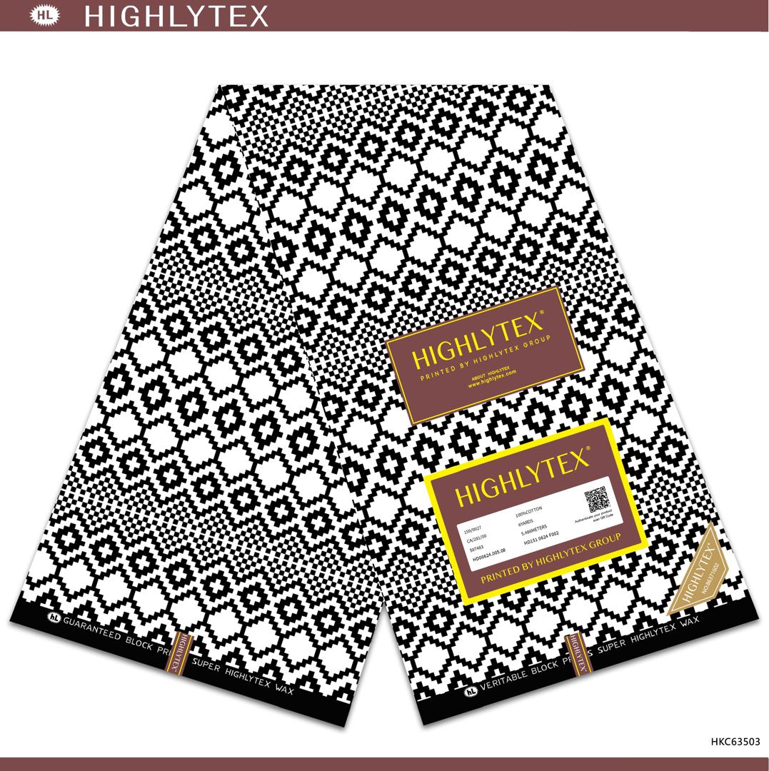 Black and White Kitenge