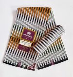 Orange White Lines Kitenge