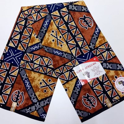 Brown African Tribal Kitenge