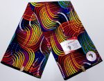 Multi-coloured Lines Kitenge