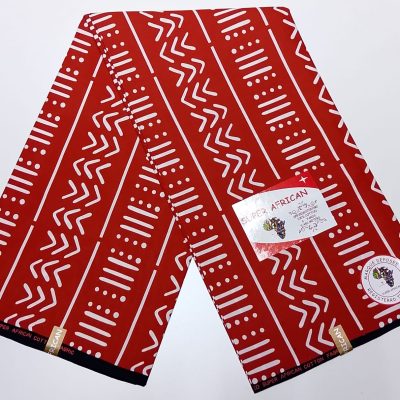 Red Bogolan Kitenge