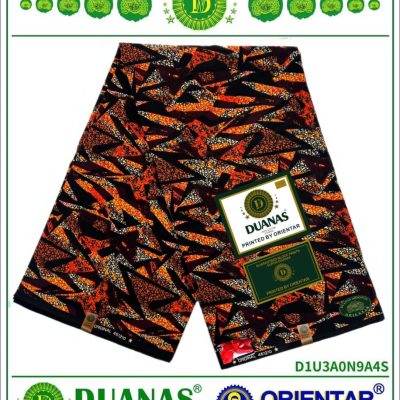 Orange Brown Shades Kitenge