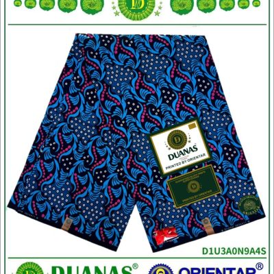 Blue Red Shades Kitenge