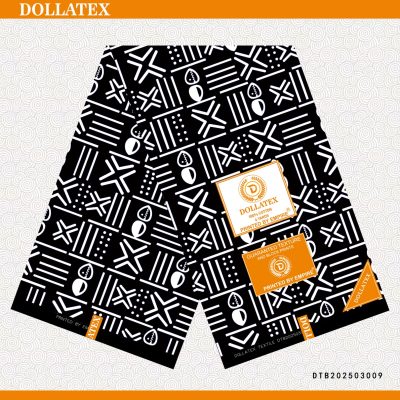 Black White Tribal Kitenge