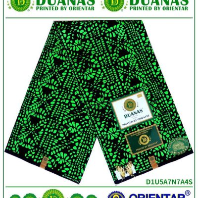 Green and Black Duanas Kitenge