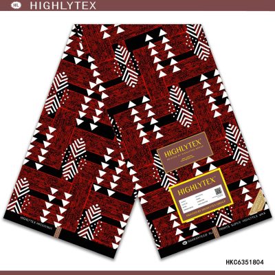 Kikuyu Brown and White Tribal Kitenge