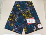 Blue and Yellow Patch Kitenge
