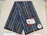 Light Blue and Stripes Kitenge