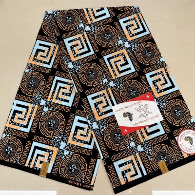 Gold Brown Versace Kitenge