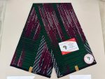 Dark Green and Maroon ,White Kitenge