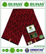Red and Black Duanas Kitenge