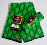 Light Green and Black Fabric