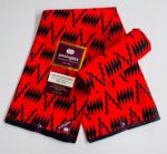 Red and Black Anningtex Fabric