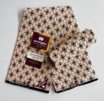 Beige and Black Fabric