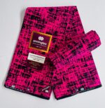 Pink and Black Fabric