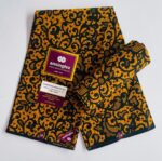 Golden Brown and Black Fabric