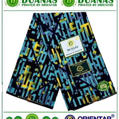 Green, Black and Yellow Kitenge