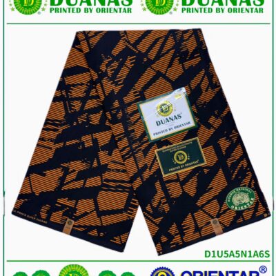 Brown and Black Kitenge