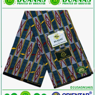 Teal Blue Kente Kitenge