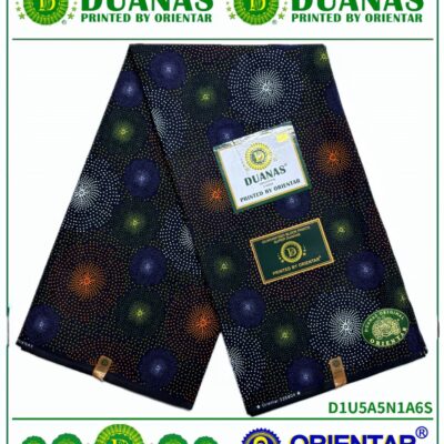 Dark navy with galaxy dots Kitenge